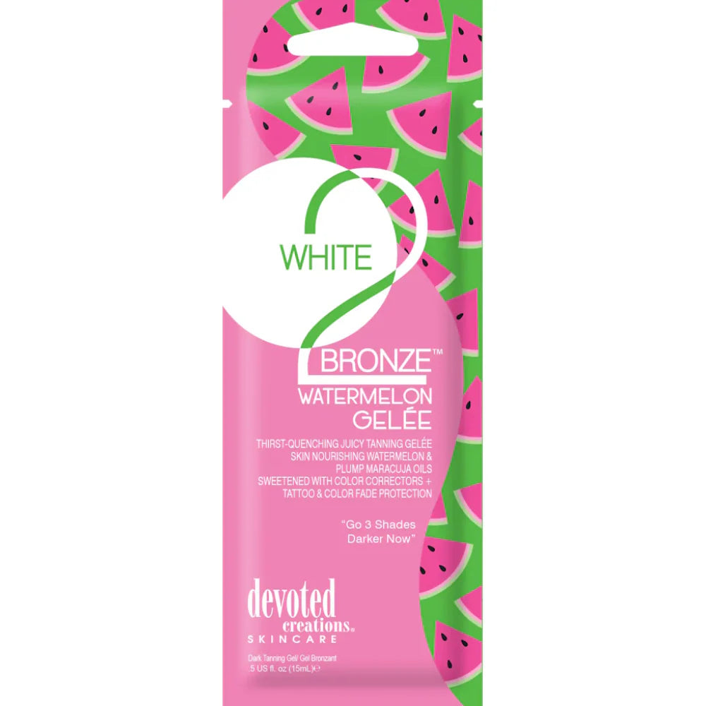 Devoted Creations White2Bronze Watermelon Gelee Dark Tanning Accelerator Gel