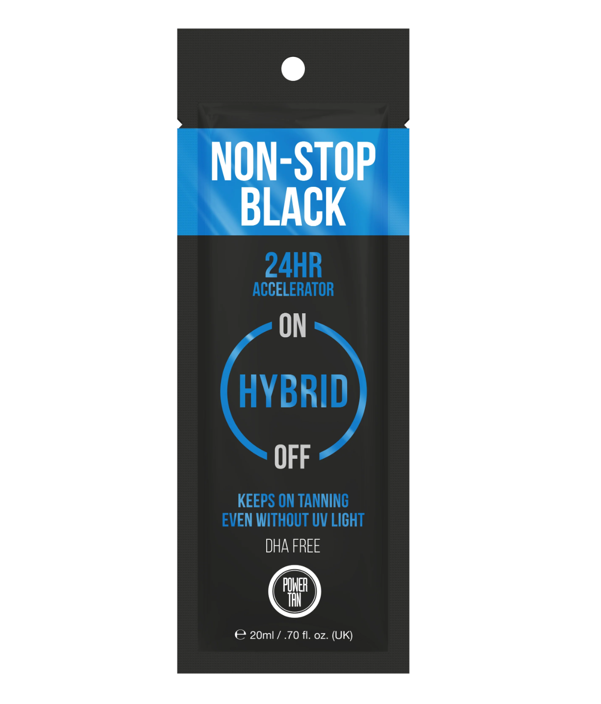 Power Tan Non-Stop Black Hybrid Accelerator