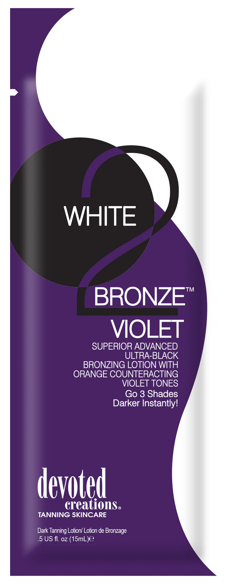 Devoted Creations White2Bronze Violet Tanning Accelerator